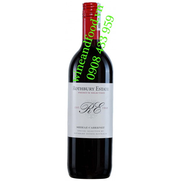 Rượu vang Rothbury Estate Premium Selection Shiraz Carbernet 750ml