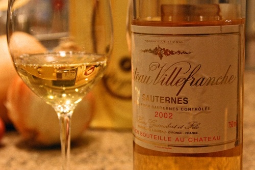 rượu vang ngon có vị chua Sauternes