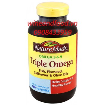 Viên uống bổ sung vitamin Omega 3-6-9 Nature Made