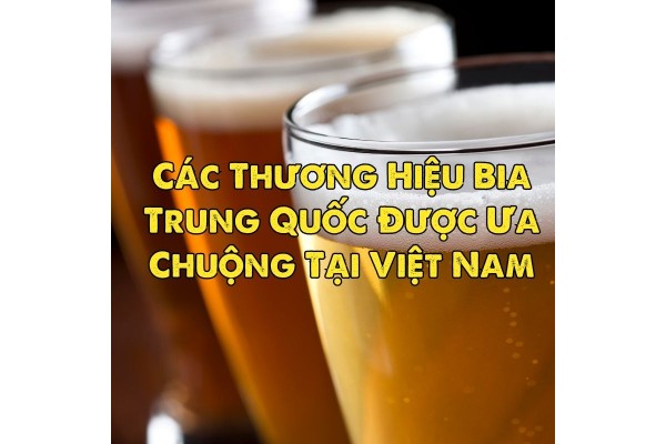 Các thương hiệu bia Trung Quốc được ưa chuộng tại Việt Nam