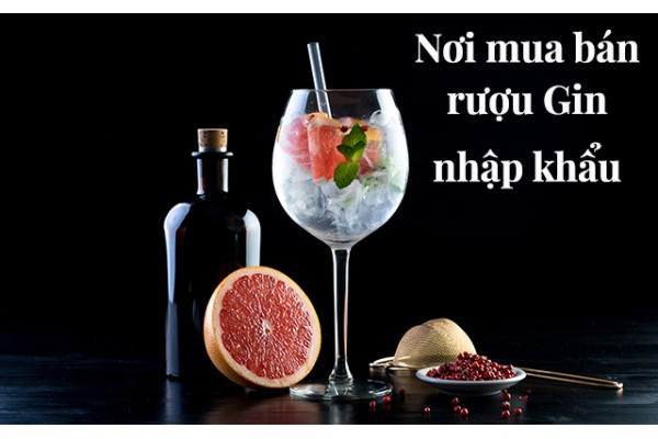 Nơi mua bán rượu Gin nhập khẩu chính hãng