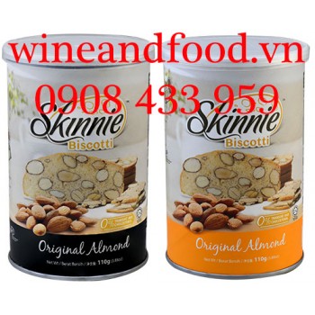 Bánh Hạnh Nhân Skinnie Biscotti Original Almond 110g