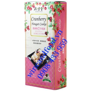 Bánh Nougat Nam Việt Quất Cranberry Bamboo House 72g