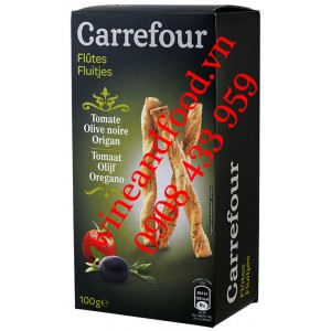 Bánh quy que Cà Chua Oliu Kinh Giới Carrefour 100g