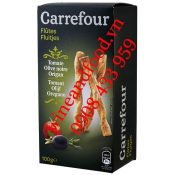 Bánh quy que Cà Chua Oliu Kinh Giới Carrefour 100g