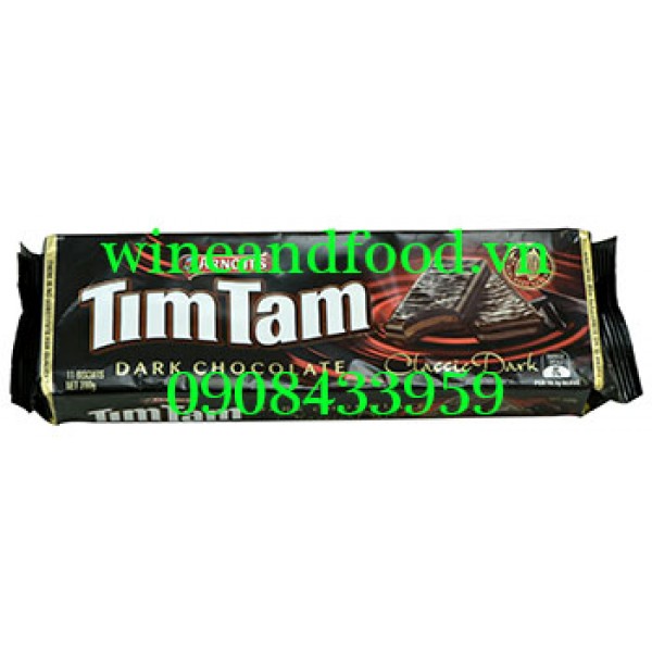 Bánh Timtam dark chocolate Arnott's 200g