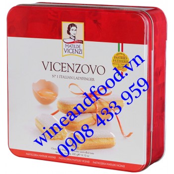 Bánh Ladyfinger Vicenzovo Matilde Vicenzi hộp thiếc 400g