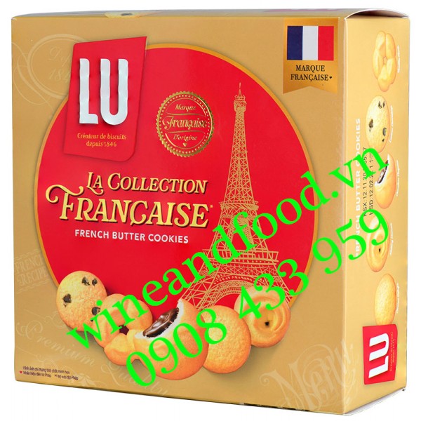 Bánh quy bơ LU La Collection Francaise hộp thiếc 310g