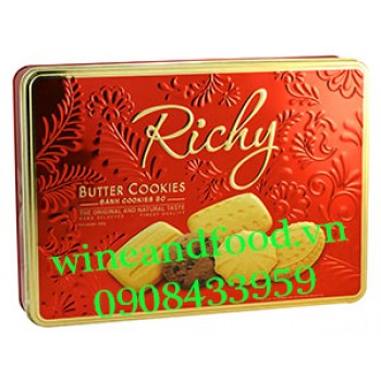 Bánh quy bơ Richy hộp thiếc 500g