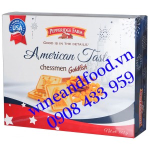 Bánh quy Chessmen Goldfish American Taste Pepperidge Farm 393g