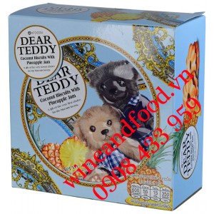 Bánh quy Dear Teddy Dứa hộp thiếc 150g