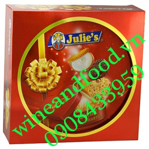 Bánh quy Julie's nơ đỏ hộp 410g