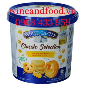 Bánh quy White Castle Classic Selection xô 350g