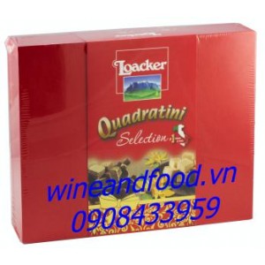 Bánh xốp Loacker Quadratini Selection 280g