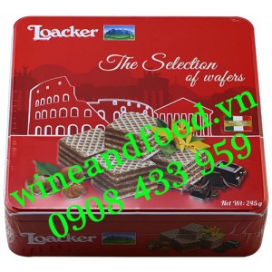 Bánh xốp Loacker Selection hộp thiếc 245g