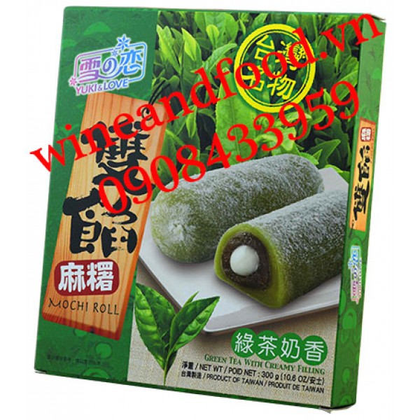 Bánh Mochi Roll Trà Xanh Yuki & Love 300g