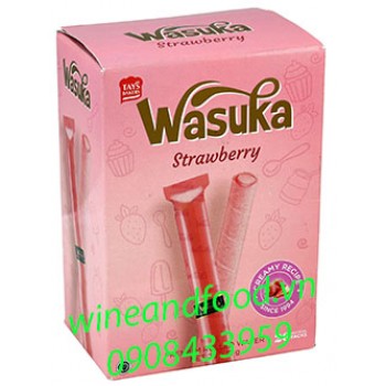 Bánh ống quế Wasuka dâu 240g
