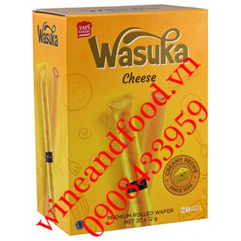 Bánh ống quế Wasuka phô mai 240g