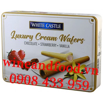 Bánh ống quế White Castle hộp thiếc 450g