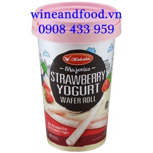 Bánh quế dâu yogurt Kokola hộp 120g