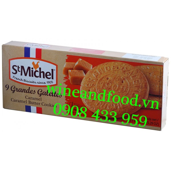 Bánh quy Bơ Caramel St Michel hộp 150g