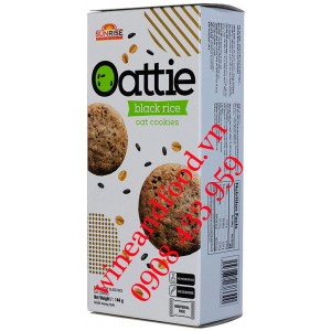 Bánh quy Gạo Nếp Cẩm Oattie Sunrise 144g