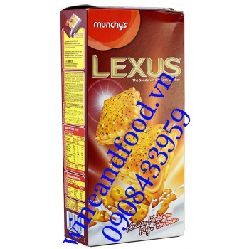 Bánh quy kem phô mai Lexus Munchy's hộp 150g