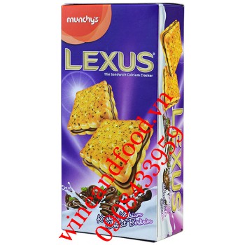 Bánh quy kem socola Lexus Munchy's hộp 150g