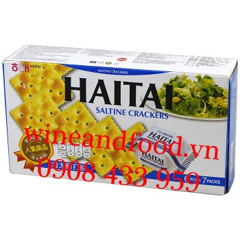 Bánh quy mặn Saltine Cracker Haitai 141g