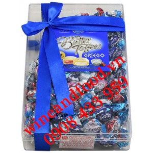 Kẹo Butter Toffees Griego Arcor hộp nhựa vuông 240g