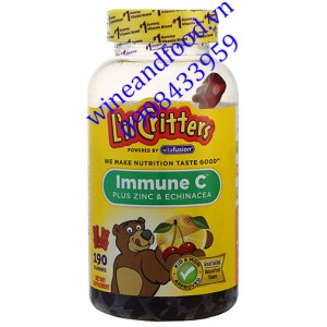 Kẹo dẻo bổ sung vitamin C L'il Critters Immune C 190 viên