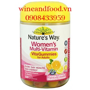 Kẹo dẻo bổ sung vitamin cho phụ nữ Nature's Way 100 viên