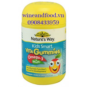 Kẹo dẻo bổ sung multivitamin mega 3 Nature's Way 50 viên