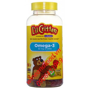 Kẹo dẻo L'il Critters bổ sung Omega 3 DHA