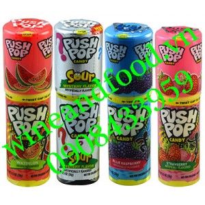 Kẹo ngậm Push Pop son môi các loại