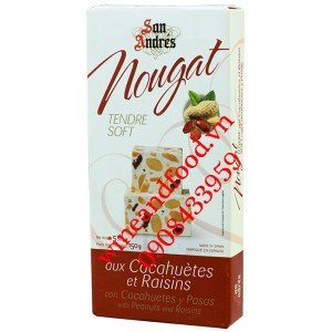 Kẹo Nougat Đậu Phộng Nho khô San Andres 150g