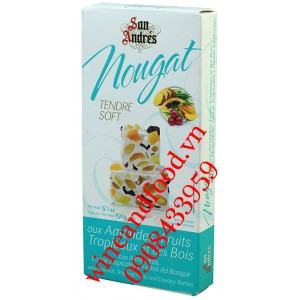 Kẹo Nougat trái cây nhiệt đới quả mọng San Andres 150g