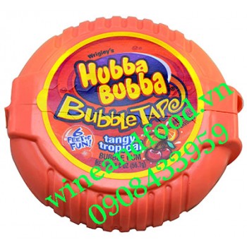 Kẹo cao su chewing gum Hubba Bubba Tangy Tropical 56g7