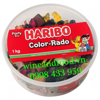 Kẹo dẻo Haribo Color Rado Party box 1kg