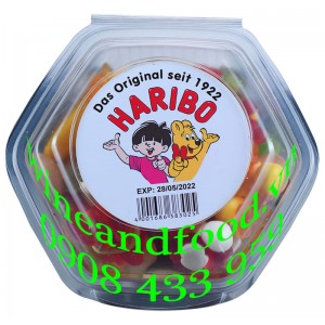 Kẹo dẻo Haribo hộp lục giác 450g