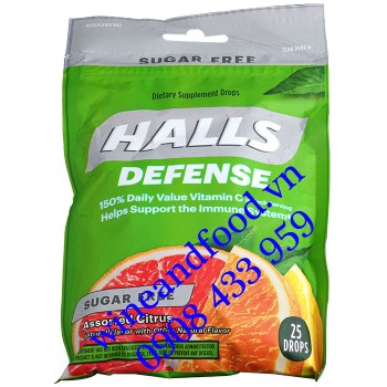 Kẹo Halls cam quýt 25 viên