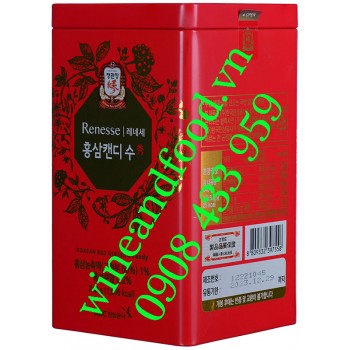 Kẹo hồng sâm Hàn Quốc Renesse KGC hộp thiếc 240g