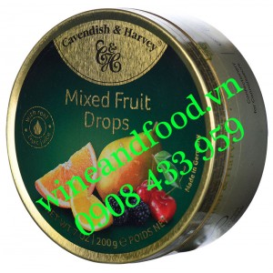 Kẹo Mix Fruits Drops Cavendish & Harvey 200g 