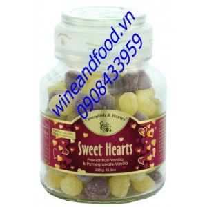 Kẹo trái cây chanh dây vani Sweet Hearts 350g