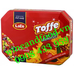 Kẹo trái cây Mini Toffy Lale hộp thiếc 350g