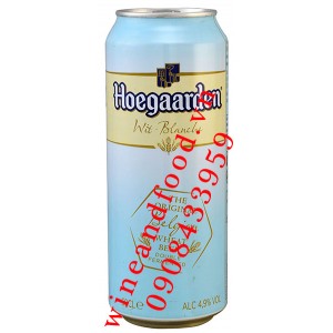 Bia Hoegaarden Wit Blanche lon 50cl