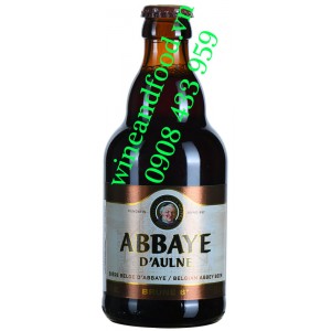 Bia nâu đỏ Abbaye D'aulne Brune 33cl