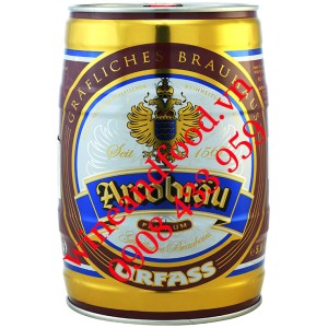 Bia Arcobrau Urfass vàng bom Mini Keg 5 Lít