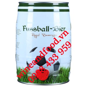 Bia Fussball Bier Royal Beverage bom 5 Lít