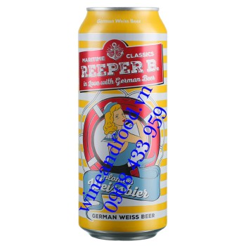 Bia Reeper B blondes weissbier lúa mì Đức lon 500ml